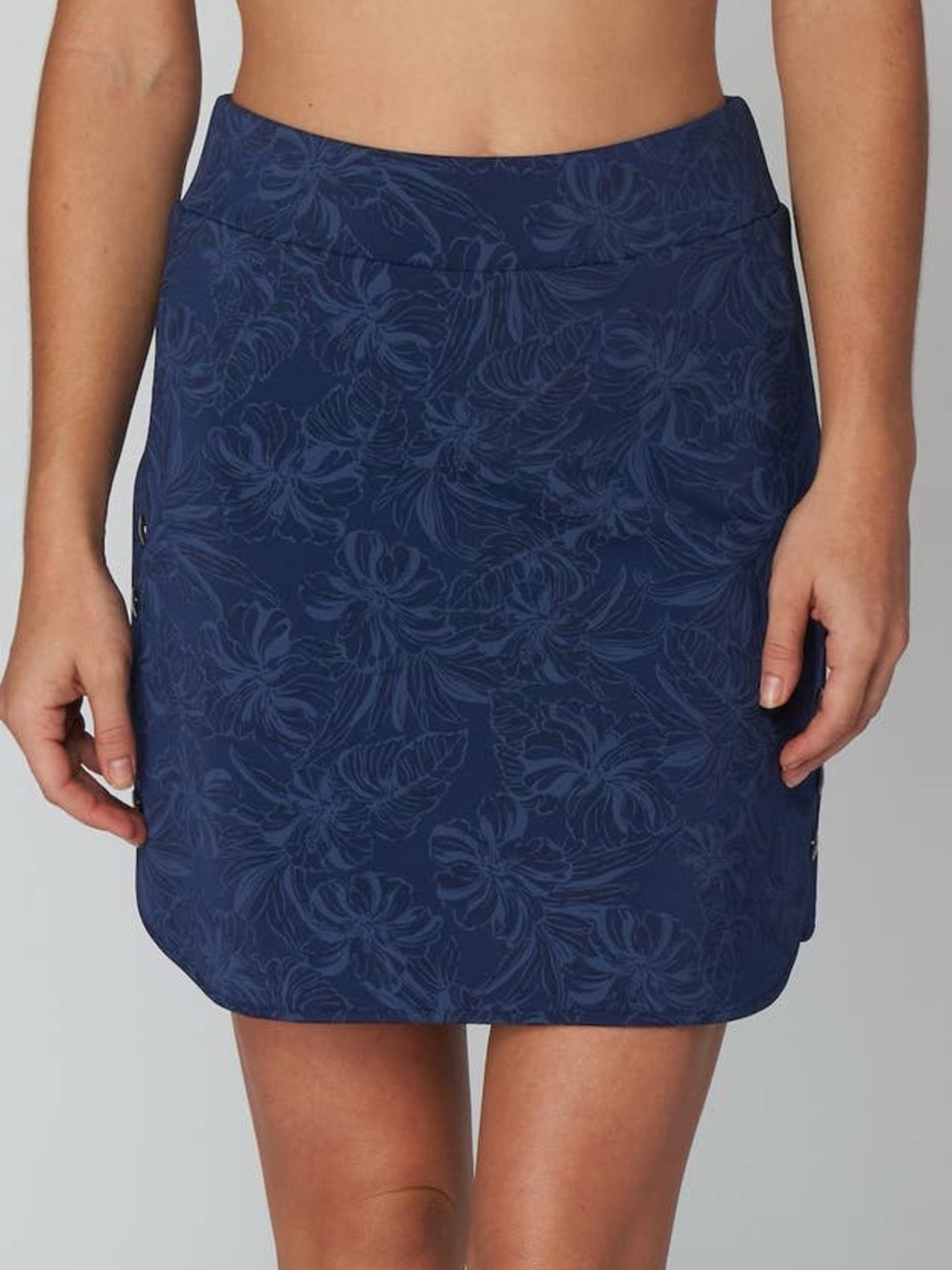 L’etoile Sport Navy Floral Print Women’s Skort